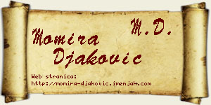 Momira Đaković vizit kartica